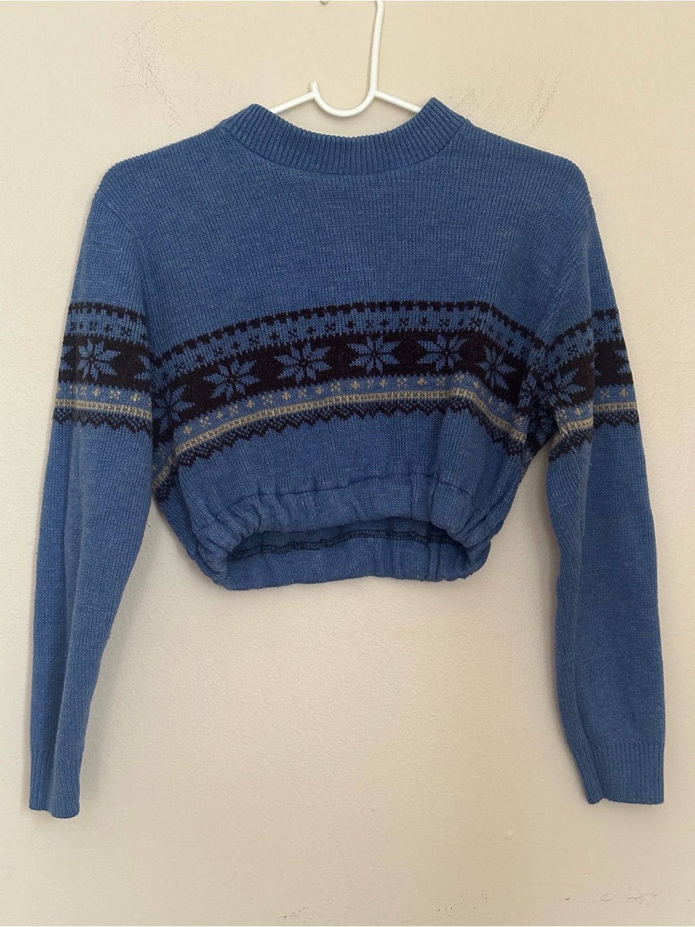 Vintage East Wind by Alps Cropped Knit Sweater